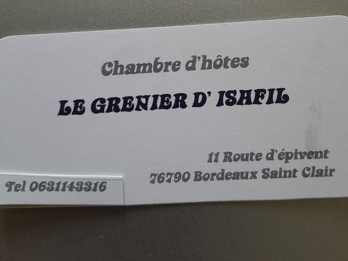 Le Grenier D'Isafil Acomodação com café da manhã Bordeaux-Saint-Clair Exterior foto